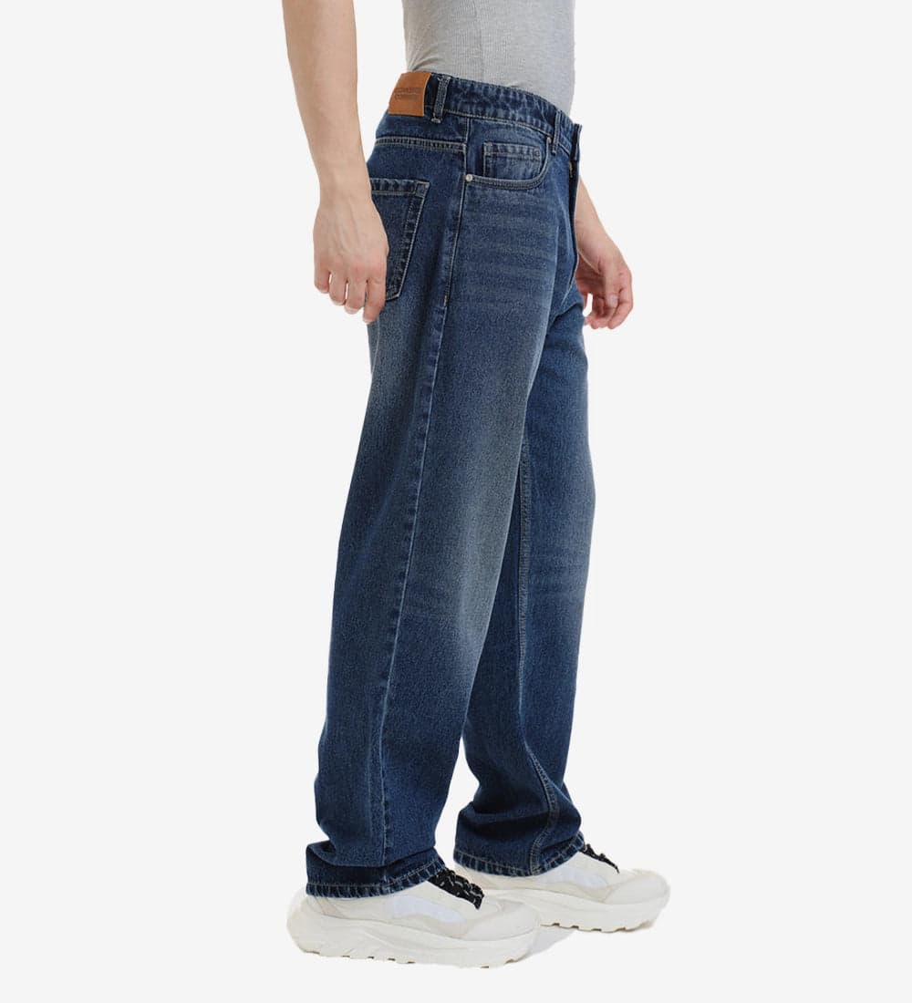 Loose Fit Straight Denim Jeans