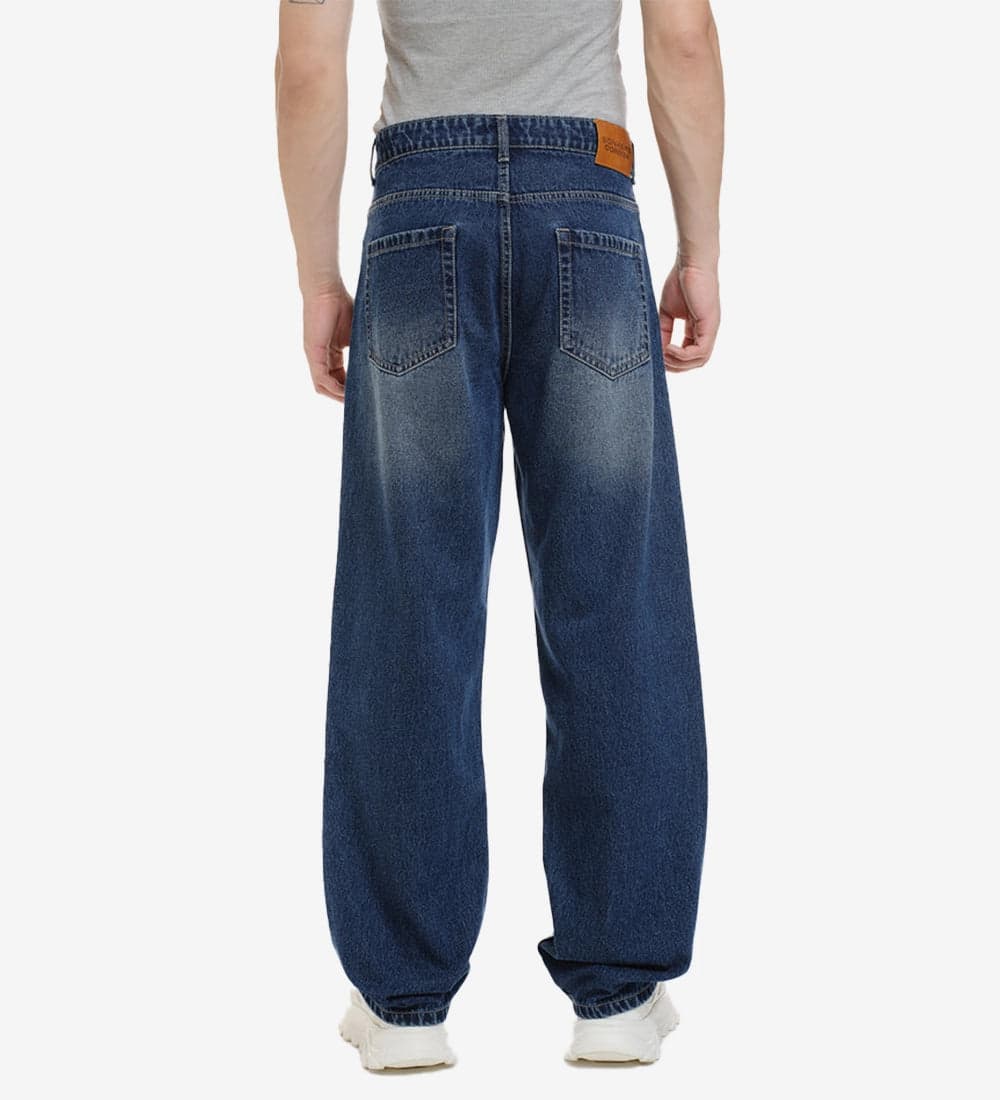 Men’s Wide Leg Denim Jeans