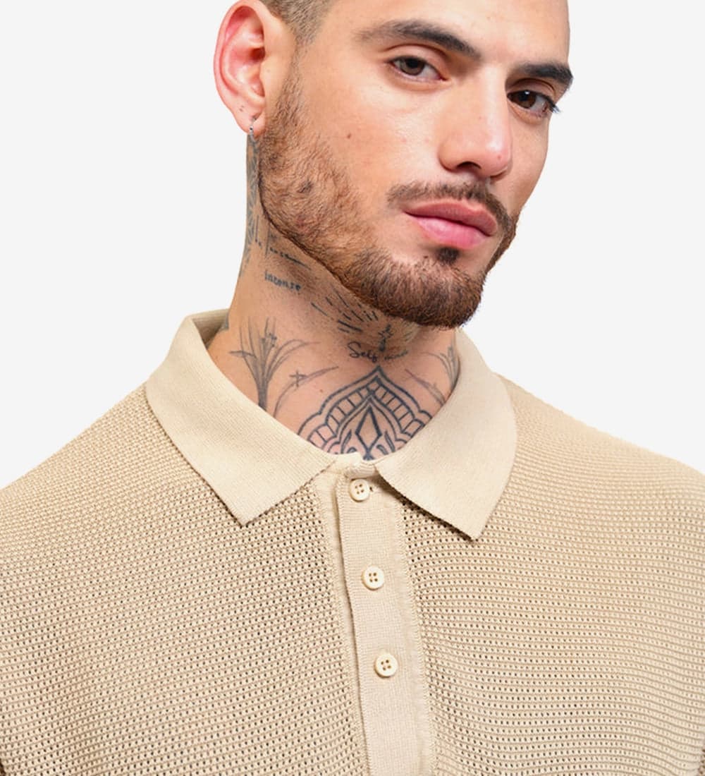 Smart Casual Polo Neck Tee
